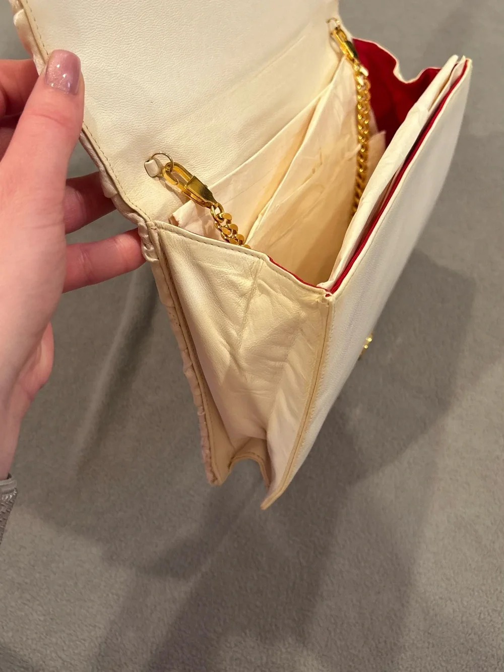 Vintage Valentino Garavani 'Night' Clutch - Silk Ruched Detail